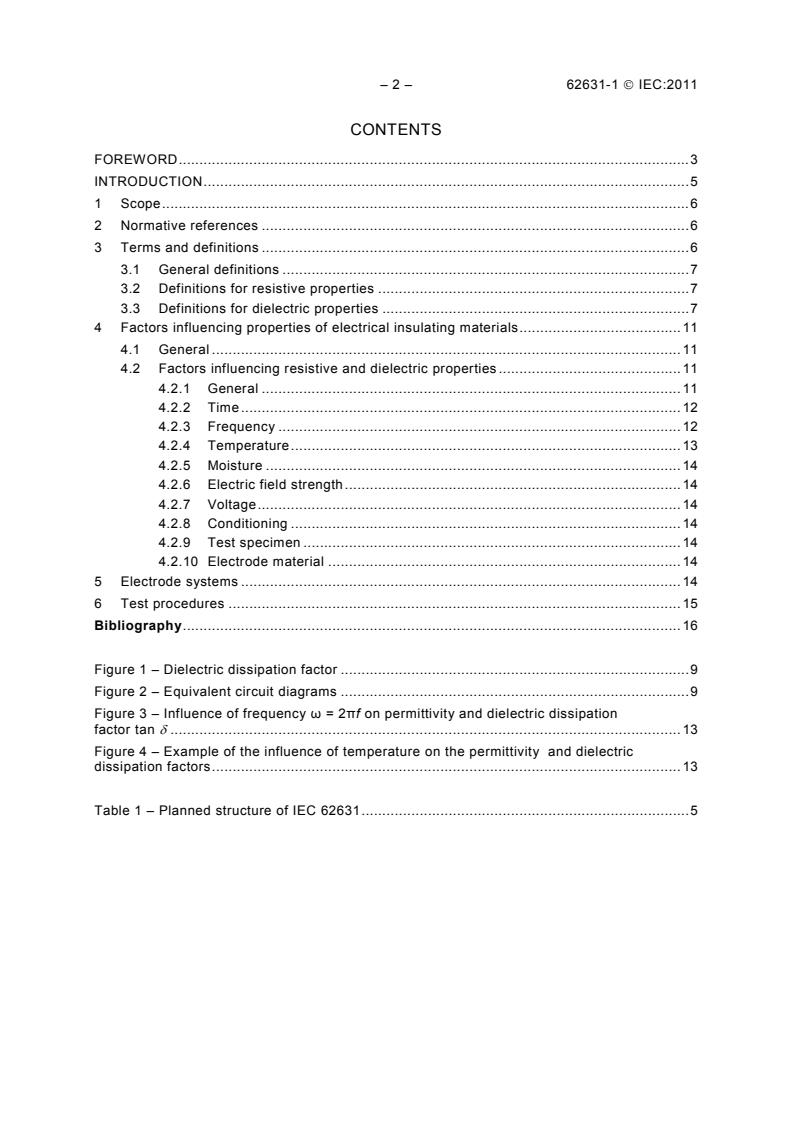 IEC 62631-1:2011 IEC 62631-1:2011 - Dielectric and resistive properties of solid insulating materials - Part 1: General - Page 4 preview