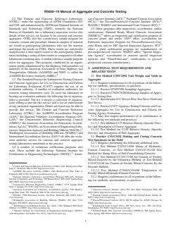 ASTM R0030- ASTM R0030- - Manual of Aggregate and Concrete Testing (This is not an ASTM standard; available as PDF, only) - Page 3 preview