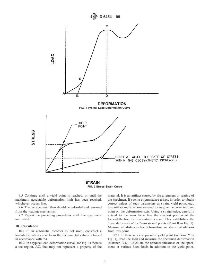 ASTM D6454-99 - Standard Test Method for Determining the Short-Term Compression Behavior of Turf Reinforcement Mats (TRMs)