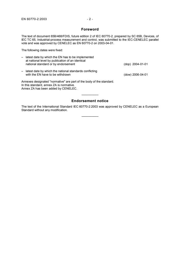 EN 60770-2:2003 EN 60770-2:2004 - Page 4 preview