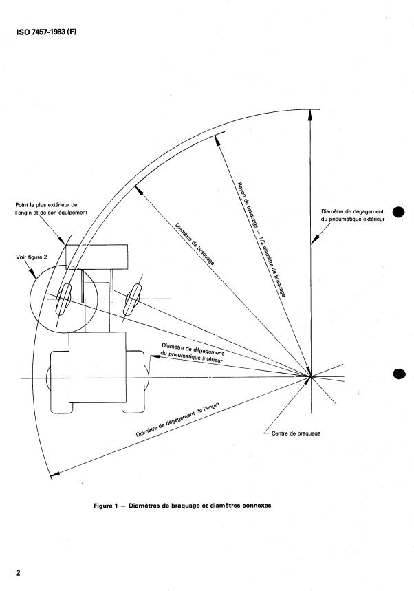 ISO 7457:1983 ISO 7457:1983 - Engins de terrassement -- Mesurage des dimensions de braquage des engins a roues - Page 4 preview