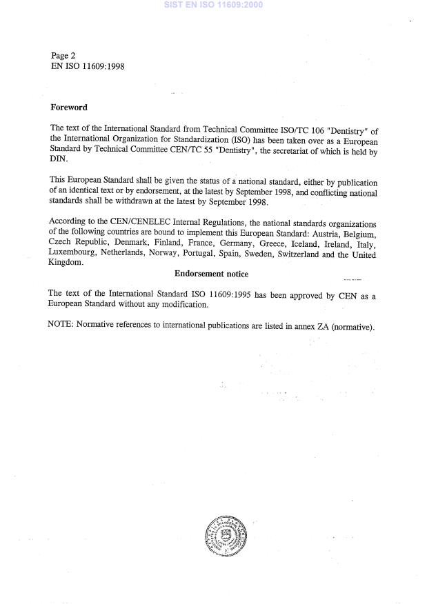 EN ISO 11609:1998 EN ISO 11609:2000 - Page 4 preview