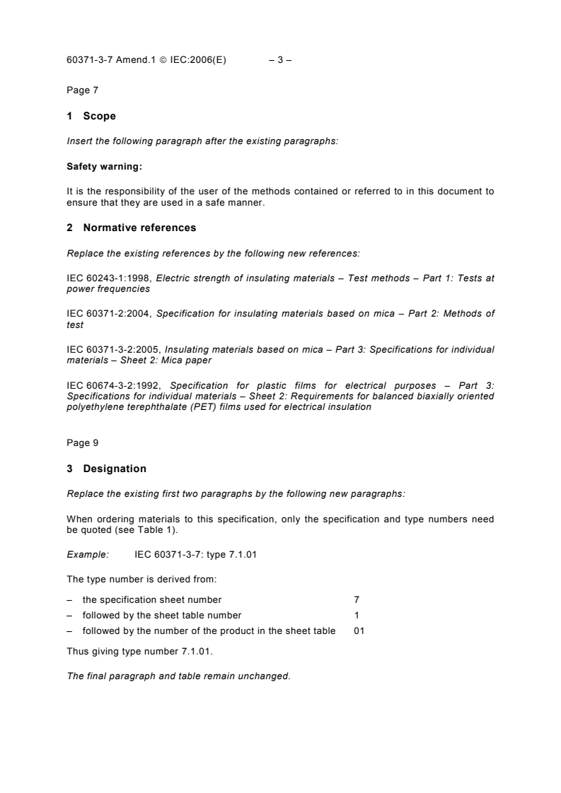 IEC 60371-3-7:1995/AMD1:2006 - Amendment 1 - Insulating materials based on mica - Part 3: Specifications for individual materials - Sheet 7: Polyester film mica paper with an epoxy resin binder for single conductor taping
Released:9/27/2006
Isbn:2831888115