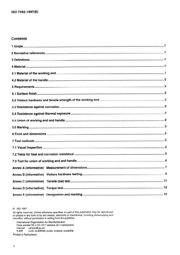 ISO 7492:1997 ISO 7492:1997 - Dental explorers - Page 2 preview