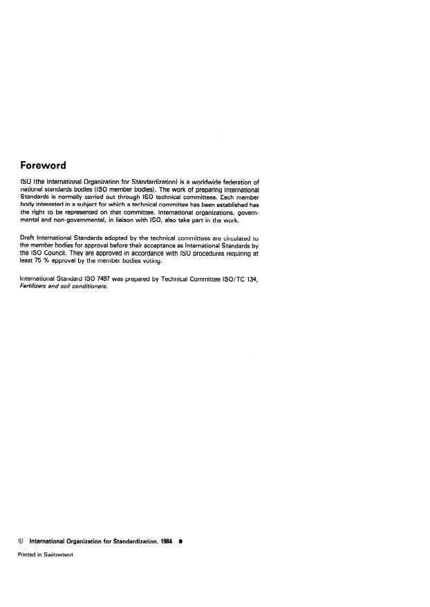 ISO 7497:1984 ISO 7497:1984 - Fertilizers — Extraction of phosphates soluble in mineral acids
Released:10/1/1984 - Page 2 preview
