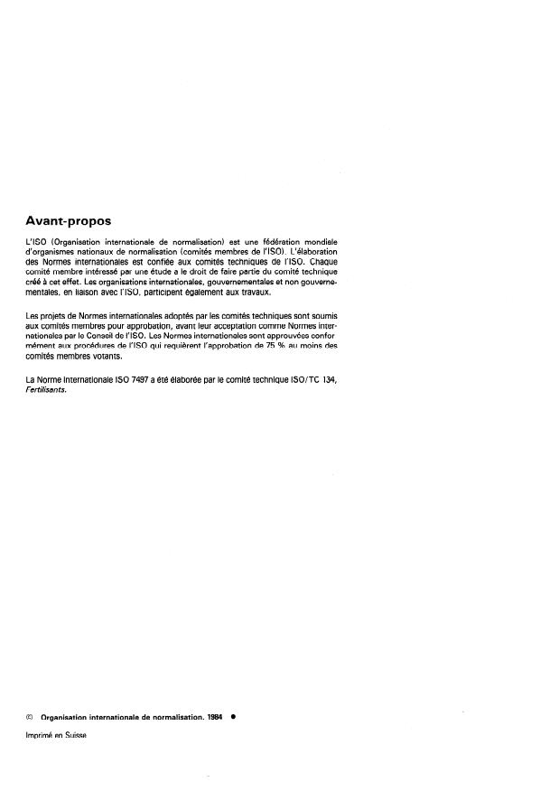 ISO 7497:1984 ISO 7497:1984 - Engrais — Extraction des phosphates solubles dans les acides minéraux
Released:10/1/1984 - Page 2 preview