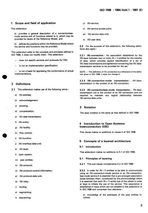 ISO 7498:1984/Add 1:1987