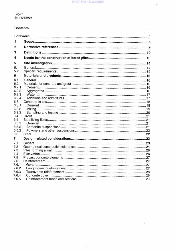 EN 1536:1999 EN 1536:2002 - Page 4 preview