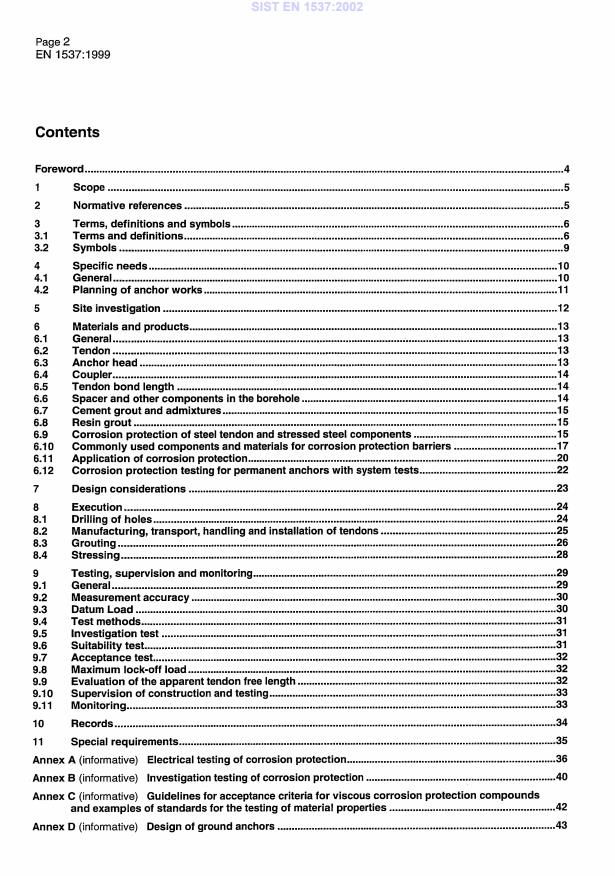 EN 1537:1999 EN 1537:2002 - Page 4 preview