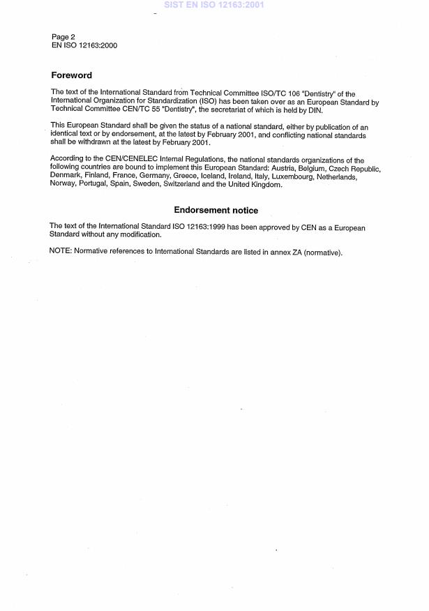 EN ISO 12163:2000 EN ISO 12163:2001 - Page 4 preview