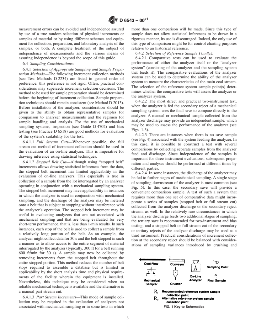 ASTM D6543-00e1 - Standard Guide to the Evaluation of Measurements Made by On-Line Coal Analyzers