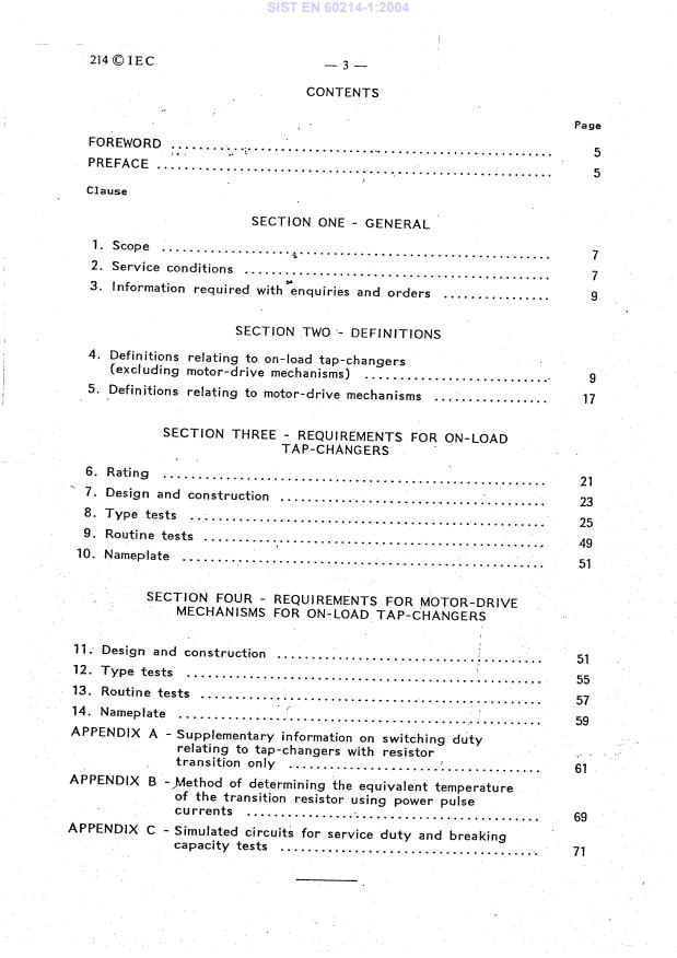 EN 60214-1:2003 IEC 60214:1997 - Page 4 preview
