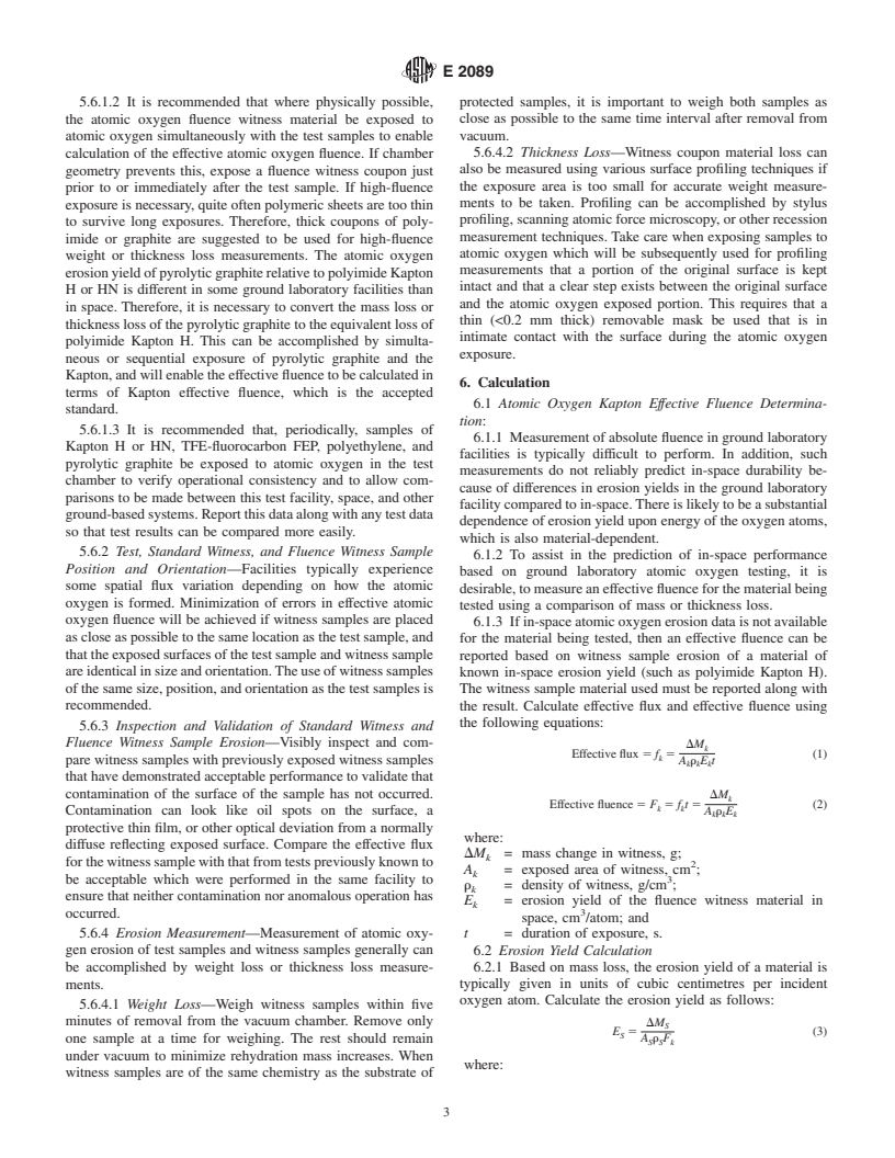 ASTM E2089-00 - Standard Practices for Ground Laboratory Atomic Oxygen ...