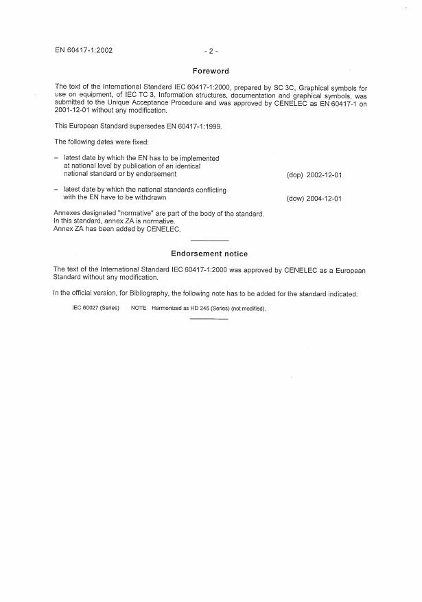 SIST EN 60417-1:2003 SIST EN 60417-1:2003 - sestavljen z novejšim IEC-jem - Page 4 preview