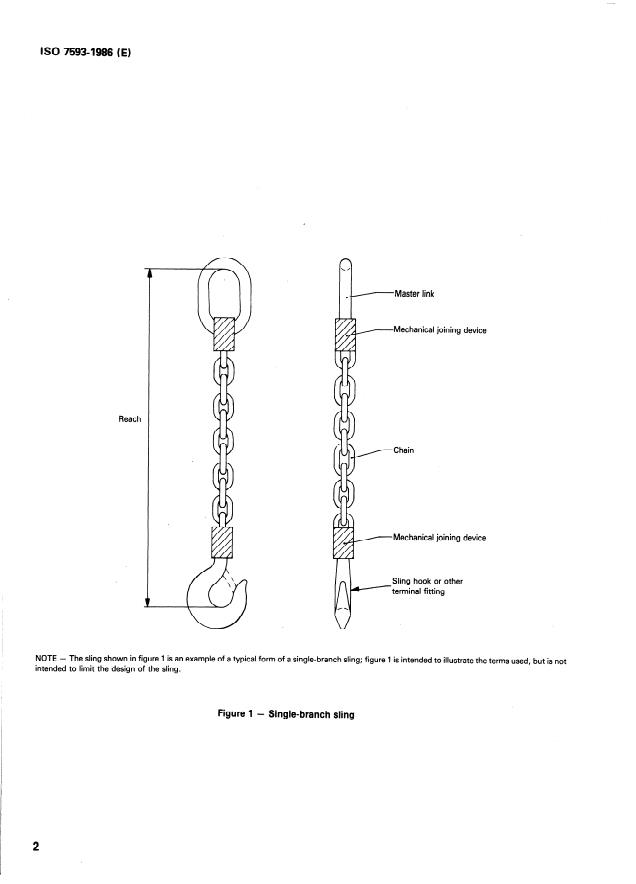 ISO 7593:1986 ISO 7593:1986 - Chain slings assembled by methods other than welding -- Grade T(8) - Page 4 preview