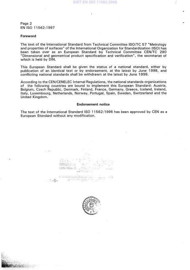 EN ISO 11562:1997 EN ISO 11562:2000 - Page 4 preview