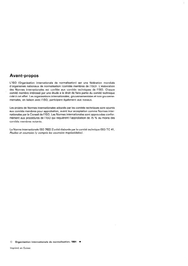 ISO 7622-2:1984 ISO 7622-2:1984 - Courroies transporteuses a câbles d'acier -- Essai de traction dans le sens longitudinal - Page 2 preview