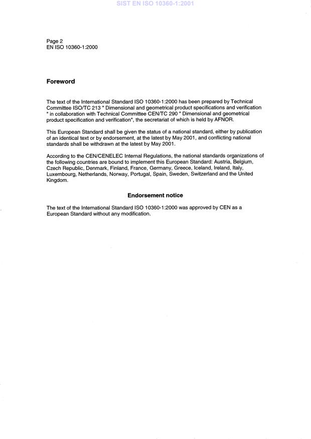 SIST EN ISO 10360-1:2001 SIST EN ISO 10360-1:2001 - Page 4 preview