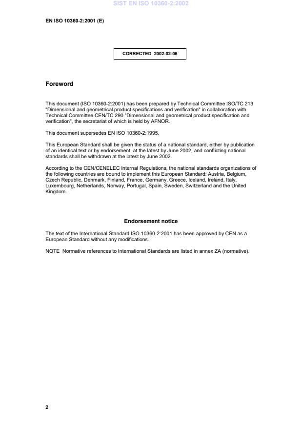 EN ISO 10360-2:2001 EN ISO 10360-2:2002 - Page 4 preview