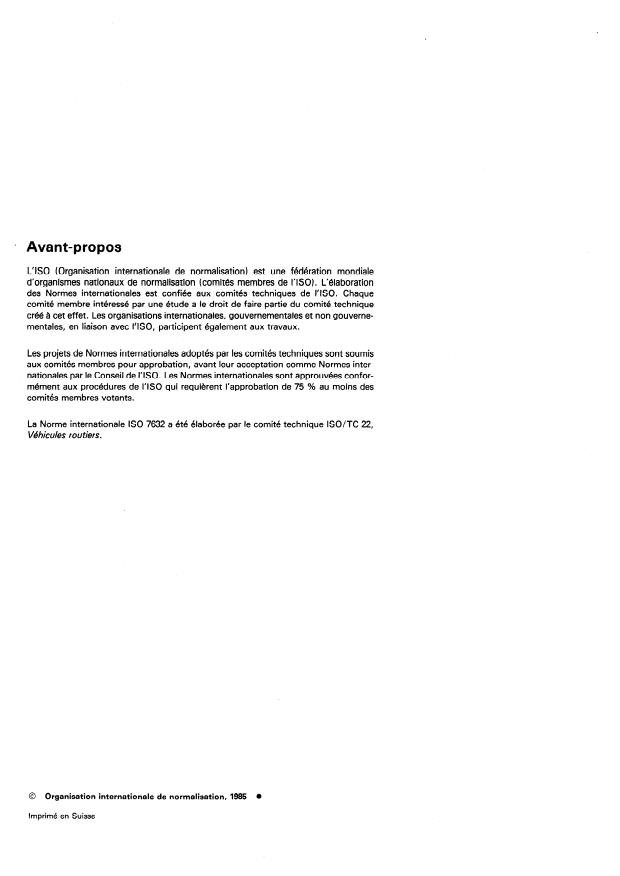 ISO 7632:1985 ISO 7632:1985 - Véhicules routiers -- Joints en caoutchouc pour cylindres de freins hydrauliques a disque utilisant un liquide de frein a base pétroliere (température maximale d'utilisation 120 degrés C) - Page 2 preview