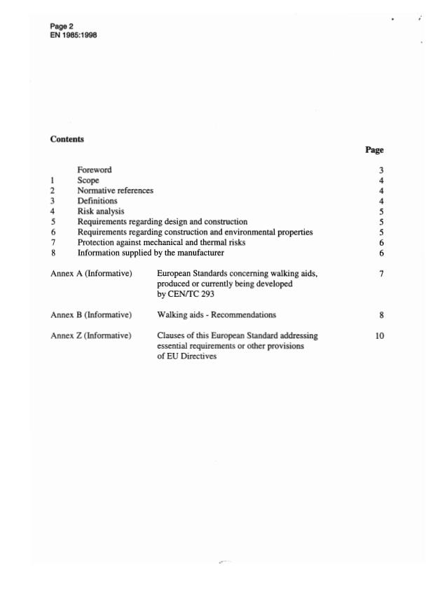 EN 1985:1998 EN 1985:2000 - Page 4 preview
