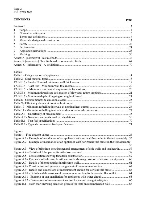 EN 13229:2001 EN 13229:2003 en - Page 4 preview