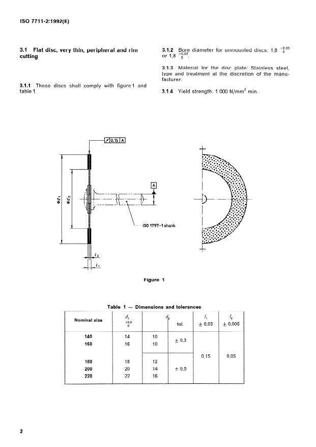 ISO 7711-2:1992 ISO 7711-2:1992 - Dental rotary instruments -- Diamond instruments - Page 4 preview
