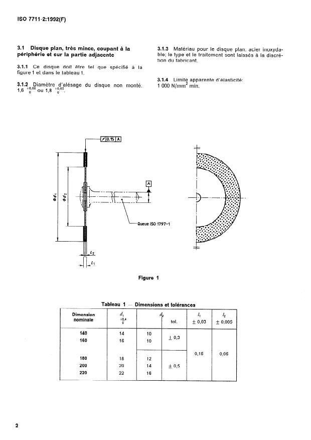 ISO 7711-2:1992 ISO 7711-2:1992 - Instruments rotatifs dentaires -- Instruments diamantés - Page 4 preview