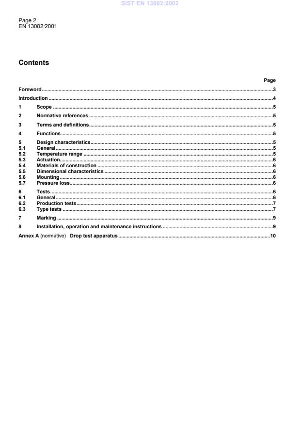 EN 13082:2001 EN 13082:2002 - Page 4 preview