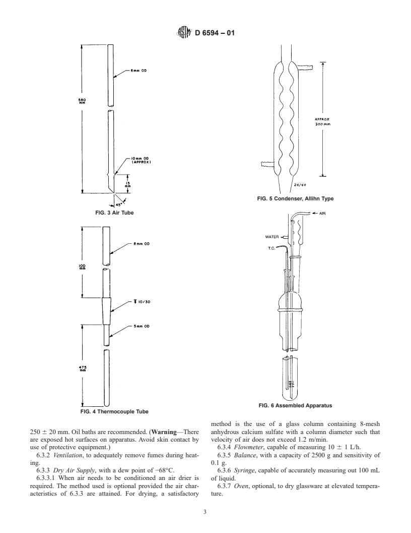 ASTM D6594-01 - Standard Test Method for Evaluation of Corrosiveness of Diesel Engine Oil at 135<sup>o</sup>C