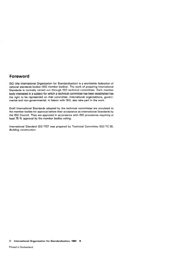 SIST ISO 7727:1996 ISO 7727:1984 - Joints in building -- Principles for jointing of building components -- Accommodation of dimensional deviations during construction - Page 2 preview