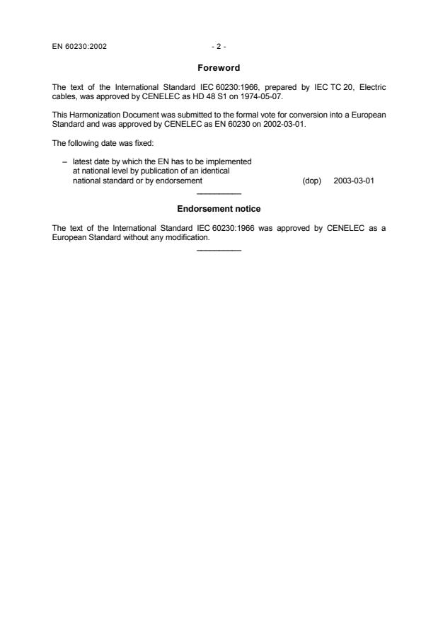 EN 60230:2002 EN 60230:2002 (HD 48 S1) - Page 4 preview