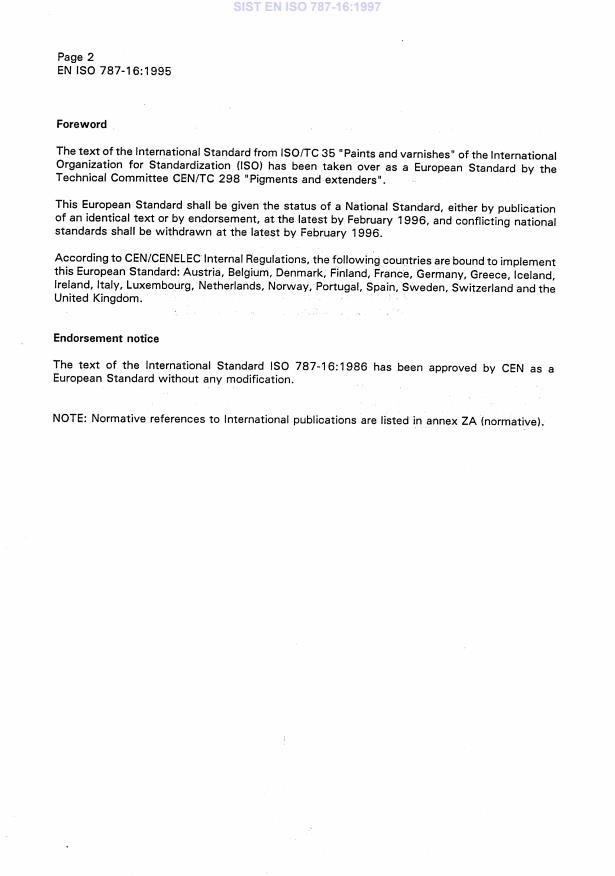 EN ISO 787-16:1995 EN ISO 787-16:1997 - Page 4 preview