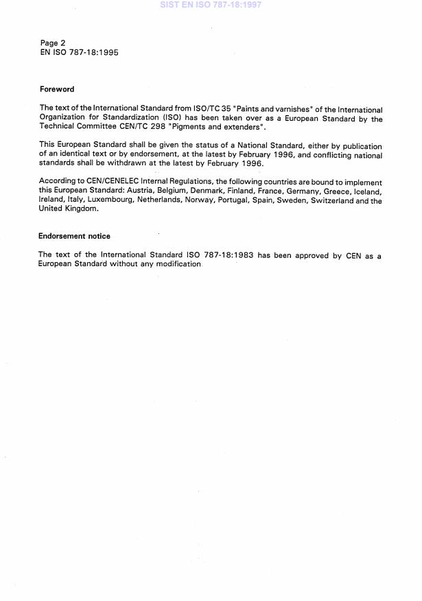 EN ISO 787-18:1995 EN ISO 787-18:1997 - Page 4 preview