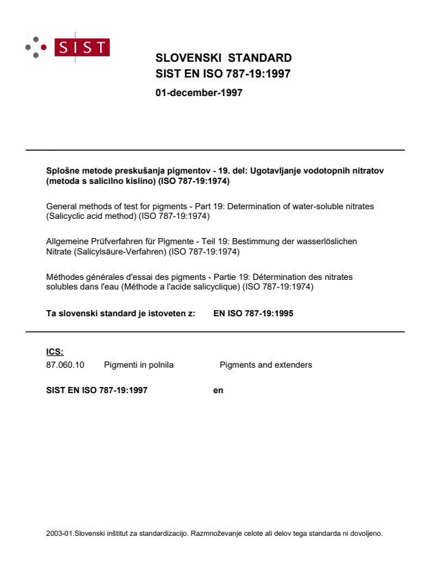 EN ISO 787-19:1997