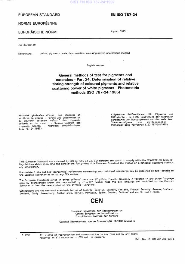 EN ISO 787-24:1997