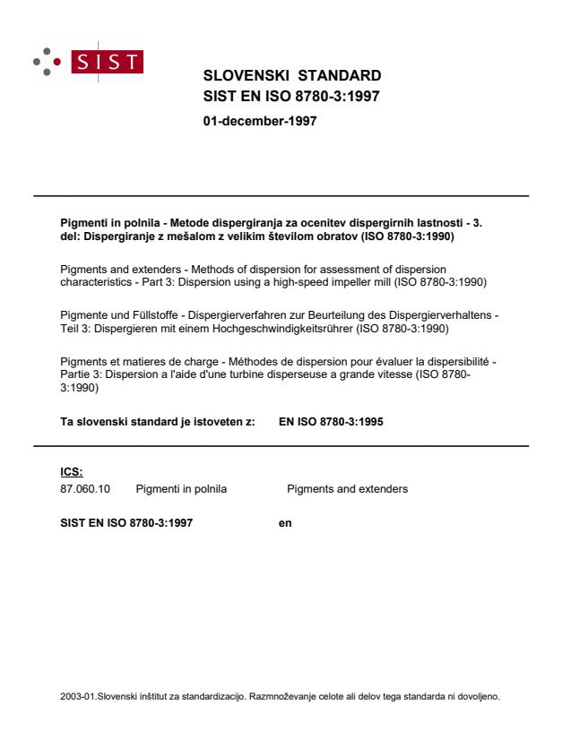 EN ISO 8780-3:1997