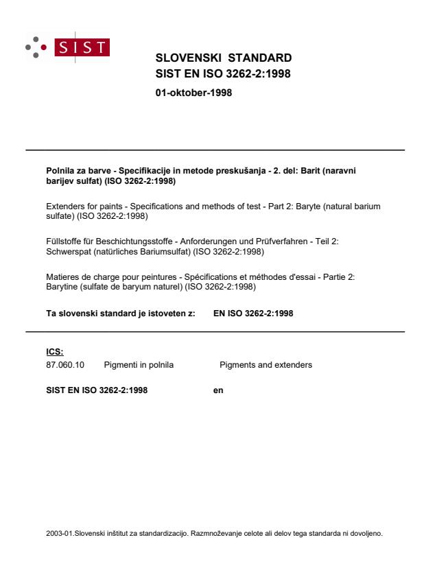 EN ISO 3262-2:1998