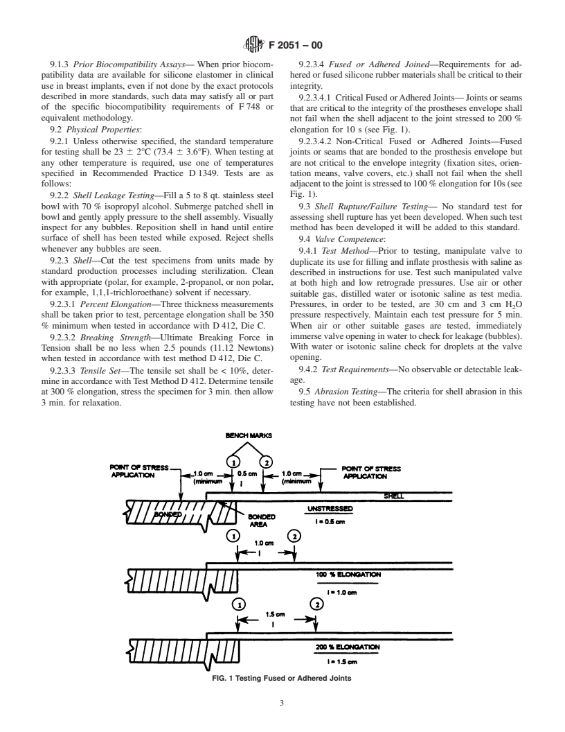 ASTM F2051-00 - Standard Specification for Implantable Saline Filled Breast Prosthesis