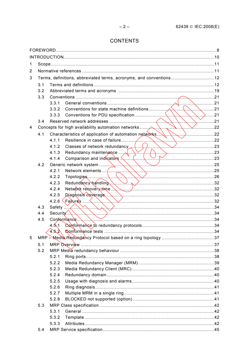 IEC 62439:2008 IEC 62439:2008 - High availability automation networks
Released:5/14/2008
Isbn:2831897653 - Page 4 preview
