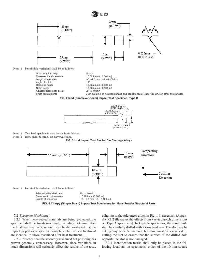 ASTM E23-02 - Standard Test Methods for Notched Bar Impact Testing of Metallic Materials