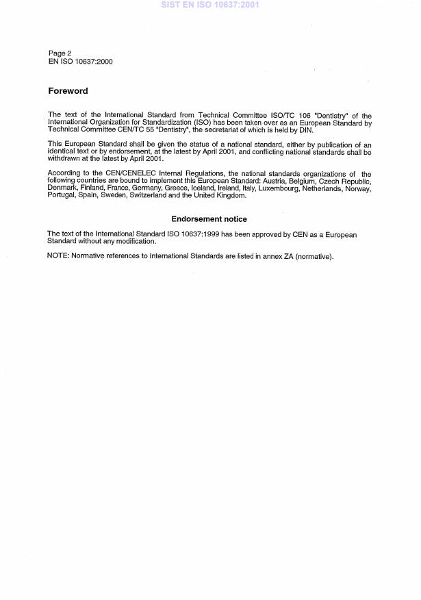 EN ISO 10637:2000 EN ISO 10637:2001 - Page 4 preview