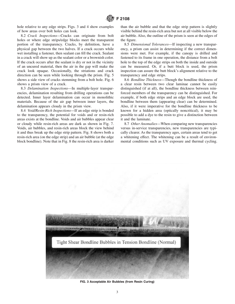 ASTM F2108-01 - Standard Practice for Inspection of Transparent Parts by Prism