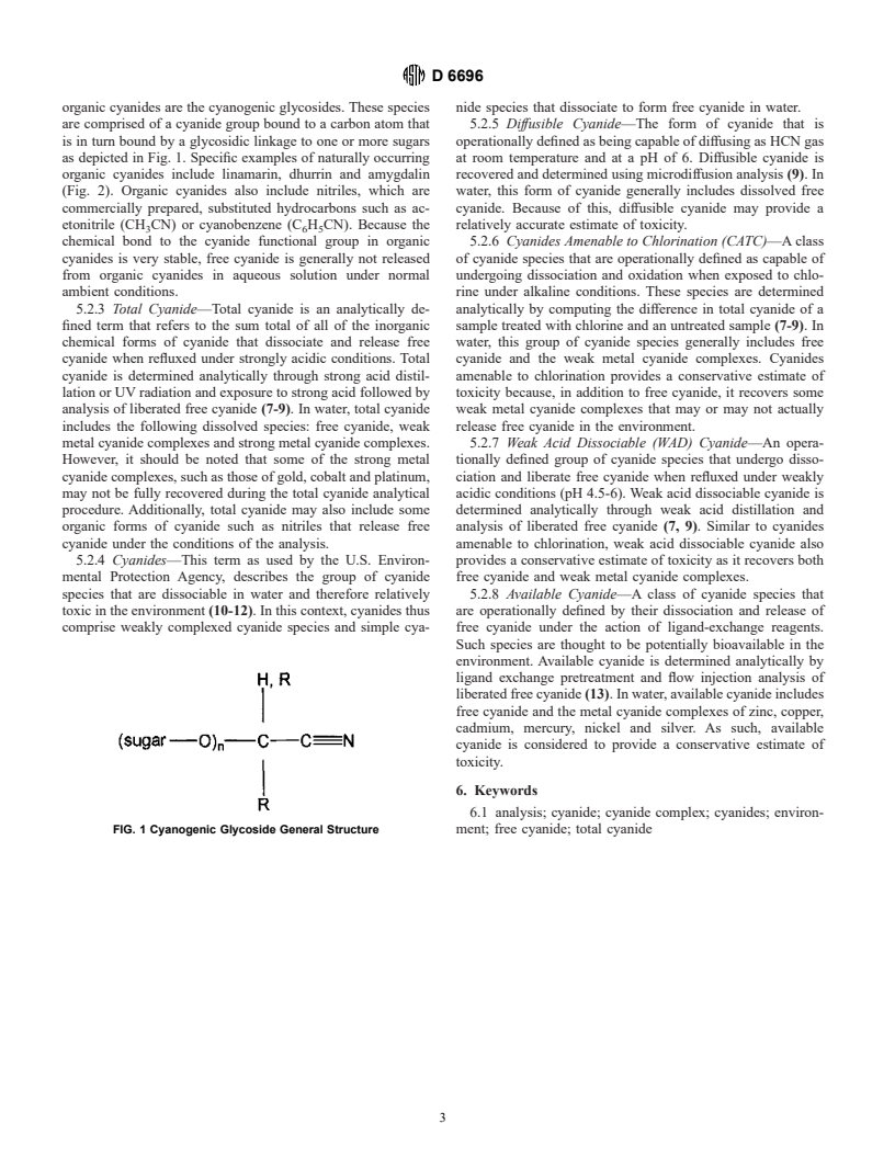 ASTM D6696-01 - Standard Guide for Understanding Cyanide Species