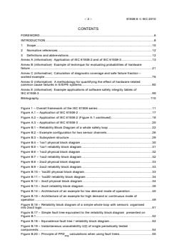 IEC 61508-6:2010 IEC 61508-6:2010 - Functional safety of electrical/electronic/programmable electronic safety-related systems - Part 6: Guidelines on the application of IEC 61508-2 and IEC 61508-3 (see <a href="http://www.iec.ch/functionalsafety">Functional Safety and IEC 61508</a>) - Page 4 preview