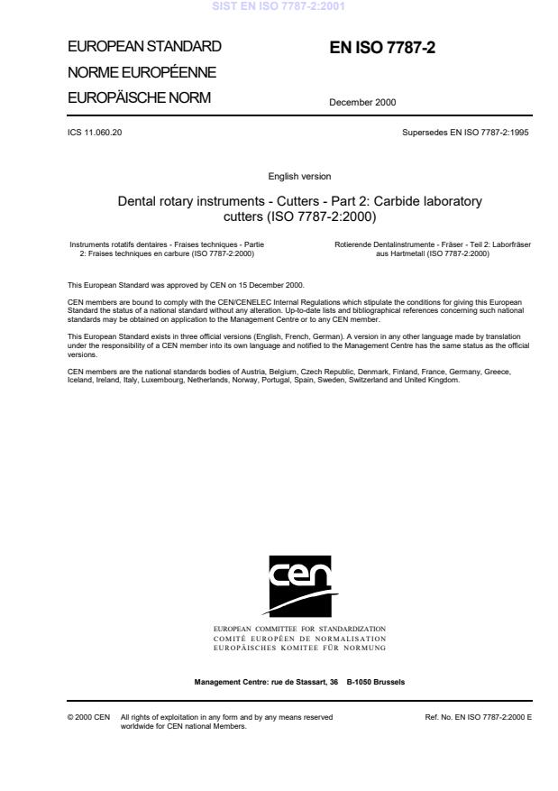 EN ISO 7787-2:2001