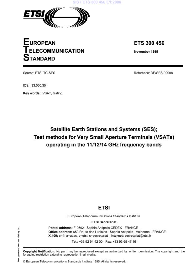 ETS 300 456 E1:2006