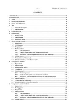 IEC 60068-2-83:2011 IEC 60068-2-83:2011 - Environmental testing - Part 2-83: Tests - Test Tf: Solderability testing of electronic components for surface mounting devices (SMD) by the wetting balance method using solder paste - Page 4 preview