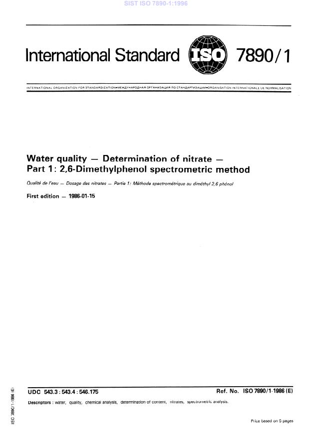 ISO 7890-1:1996