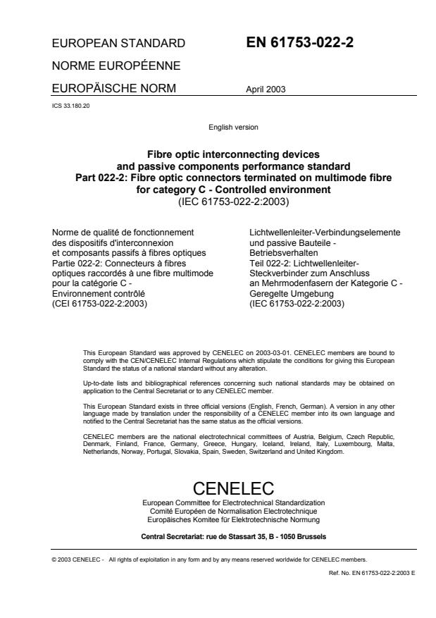 EN 61753-022-2:2004